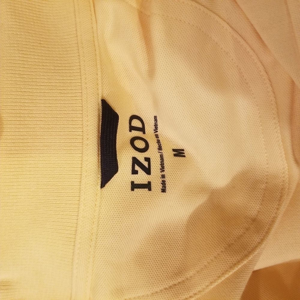 Izod NWT Yellow Polo Size M - Picture 4 of 4